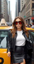 HEED NYC Luxury Black Frame "Rose Tint" Eyewear